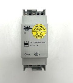 EIA TR1/8V Transformator Trafo 230 V sec 8 V 1 A Klingeltrafo T9/512