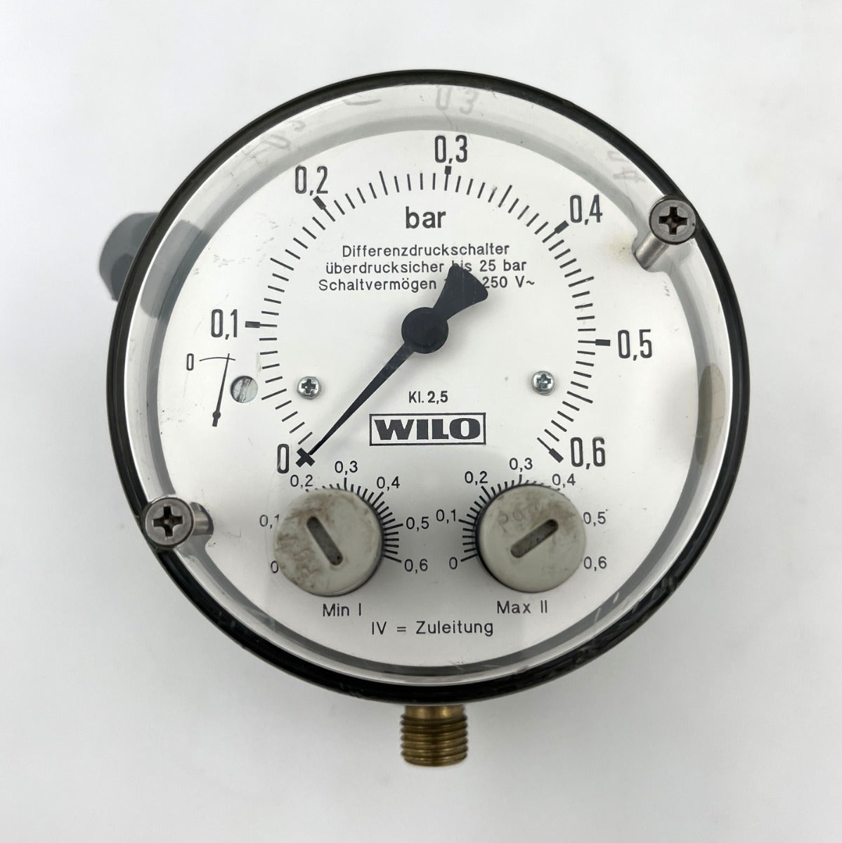Wilo Differenzdruck - Manometer  DDM 6 Druckwächter Druckmesser S13/205
