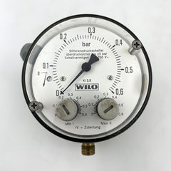 Wilo Differenzdruck - Manometer  DDM 6 Druckwächter Druckmesser S13/205