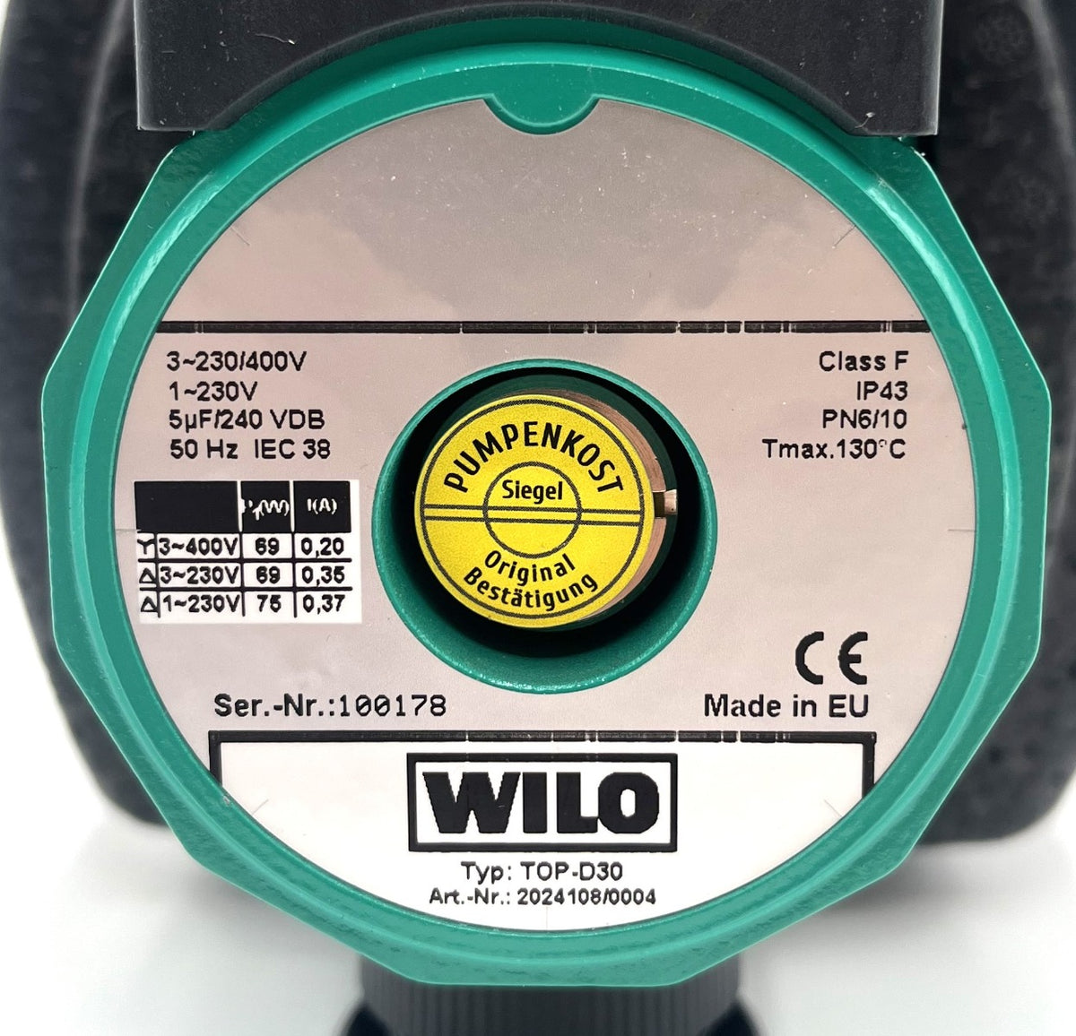 Wilo Top D 30 Heizungspumpe 3x400 V 180mm Umwälzpumpe P11/057