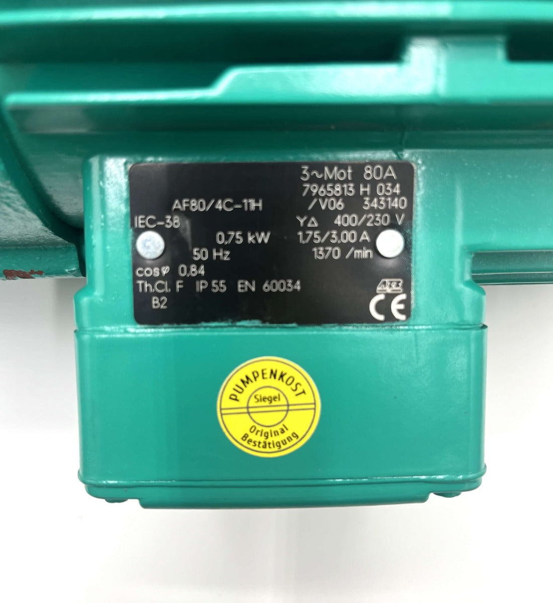 Wilo ATS 65/160-0,75/4 Ersatzmotor 3x400 V   P9/952