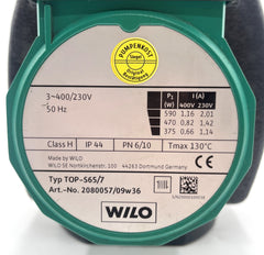 Wilo Top S 65/7 Heizungspumpe 3x400V Umwälzpumpe P15/519 