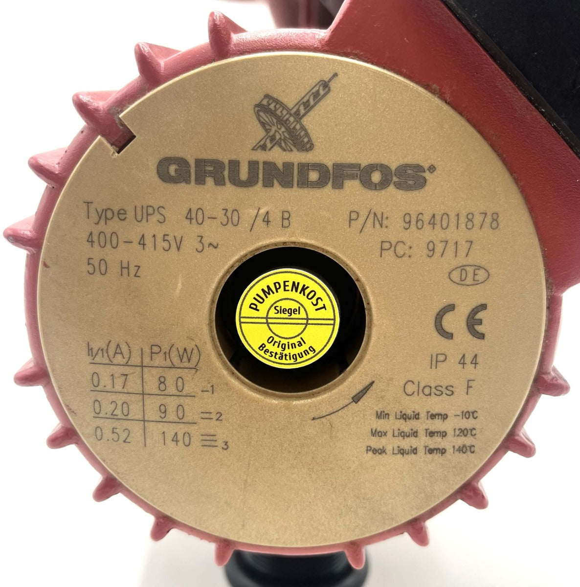Grundfos UPS 40-30/ 4 B Brauchwasserpumpe 3x400V P9/128