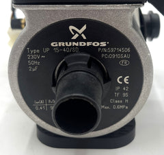 Grundfos UP 15-40/SD Heizungspumpe PN 59714506   P11/200