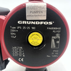 Grundfos UPS 25 - 25  180  Heizungspumpe Umwälzpumpe  1x230V  P13/1452