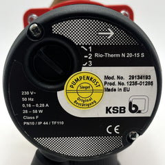 KSB Rio-Therm N 2015 S Zirkulationspumpe Rotguss 1x230V  P13/941