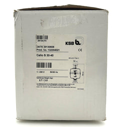 KSB Calio S 30-40 Hocheffizienzpumpe 1x230V Heizungspumpe 180 mm P14/569