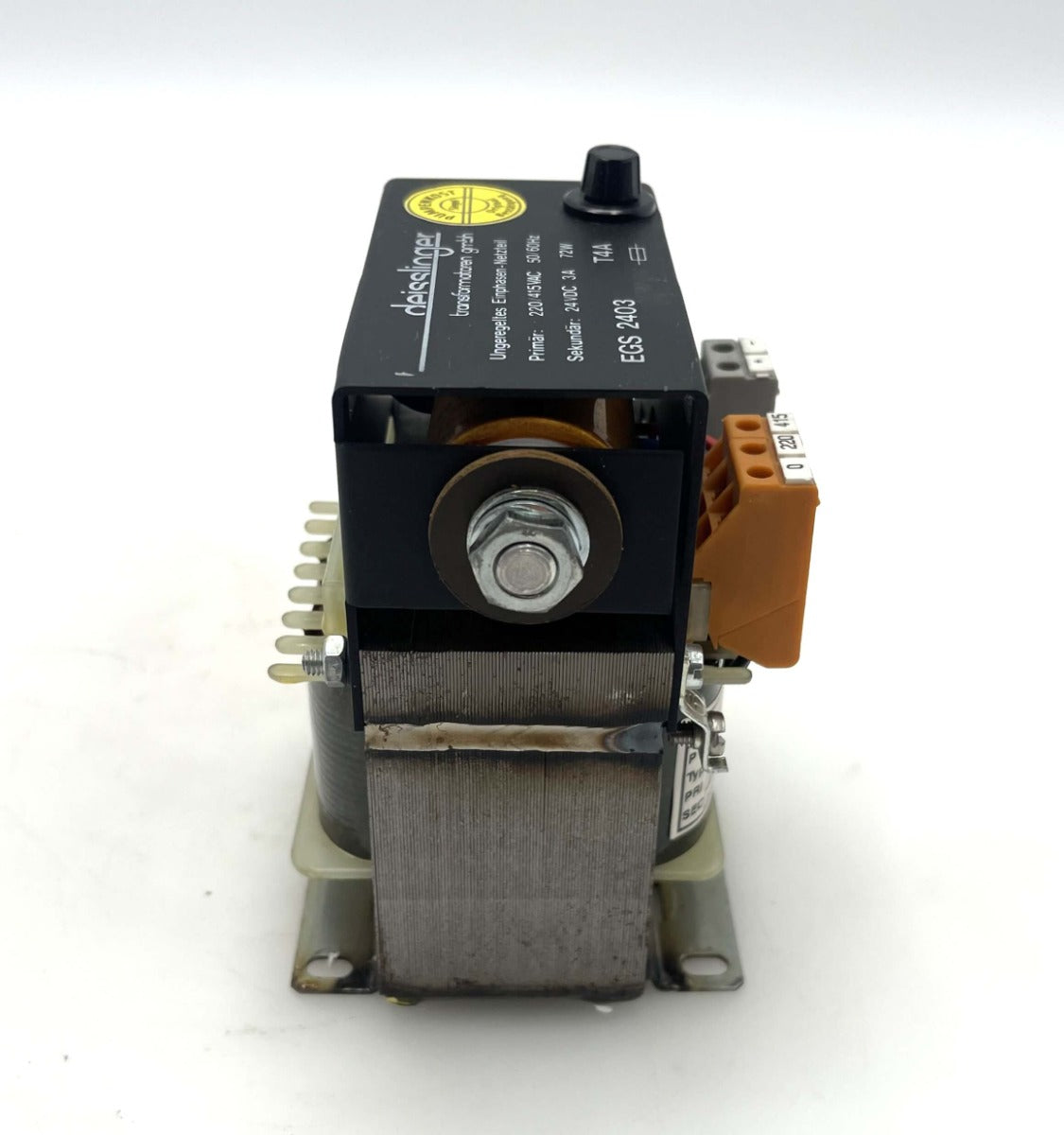 Deisslinger EGS 2403 Transformator 220/415V → 24V DC 3A Trafo Industrie T9/25