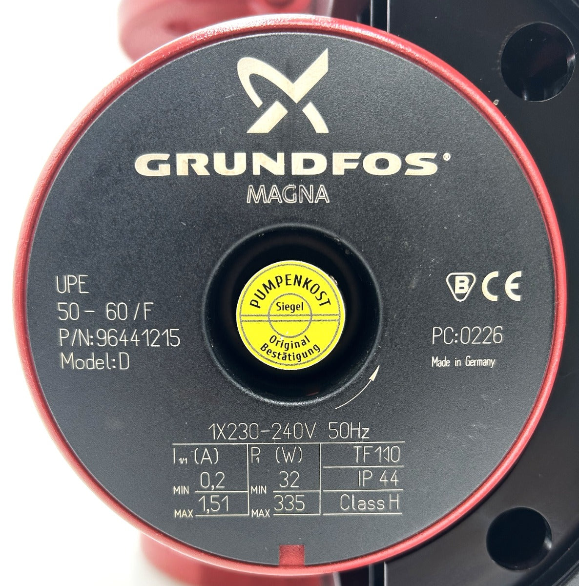 Grundfos Magna UPE 50-60 F Energiesparpumpe  P15/529