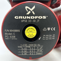 Grundfos UPSD 32-30/ F 220mm 1x230V Model C Heizungspumpe Umwälzpumpe P10/180