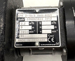 Grundfos SPK 2-19/3 AWA - AUUV  180 W Tauchpumpe Tankpumpe P13/686
