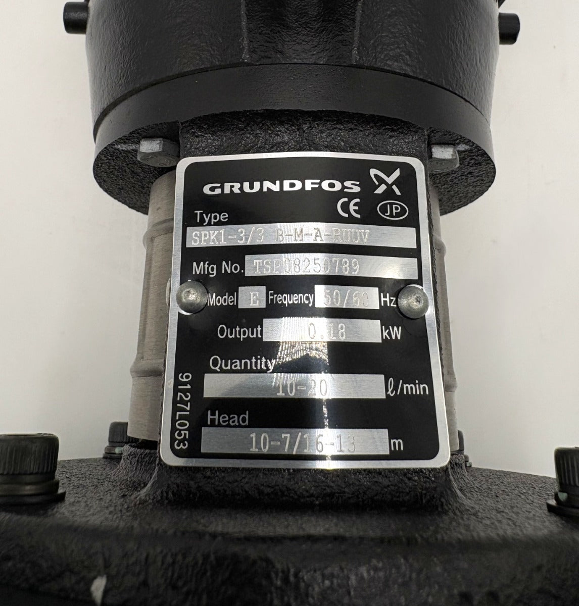 Grundfos SPK 1-3/3 B-M-A-RUUV 3x400V 180W 10–20 l/min 13 m  Tauchpumpe P13/180
