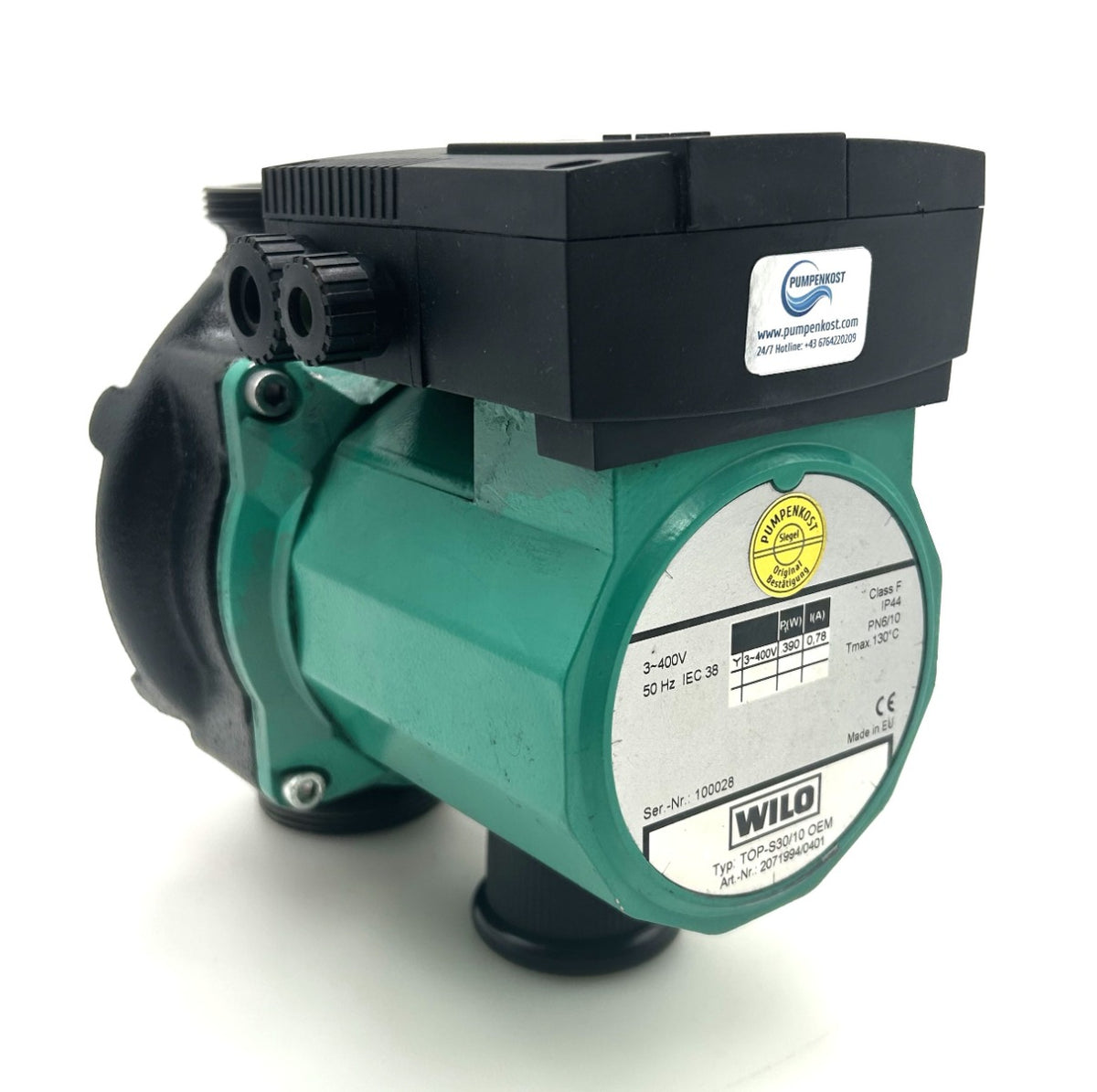 Wilo Top-S30/10 Heizungspumpe 3x400V Umwälzpumpe 180mm PN6/10 OEM P18/35