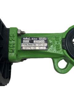 KSB amri PRIAM Ventil DN 25 H2G3 3G6K6XW EPDM:XW PN 16 Absperrklappe S13/38