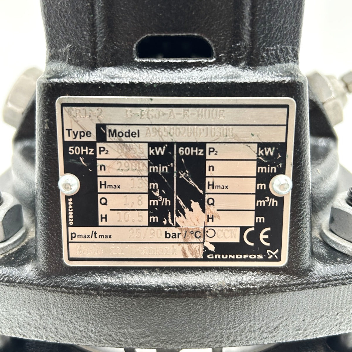 Grundfos CR 1-2 B-FGJ-A-E-HUUE Flansch Kreiselpumpe P11/180