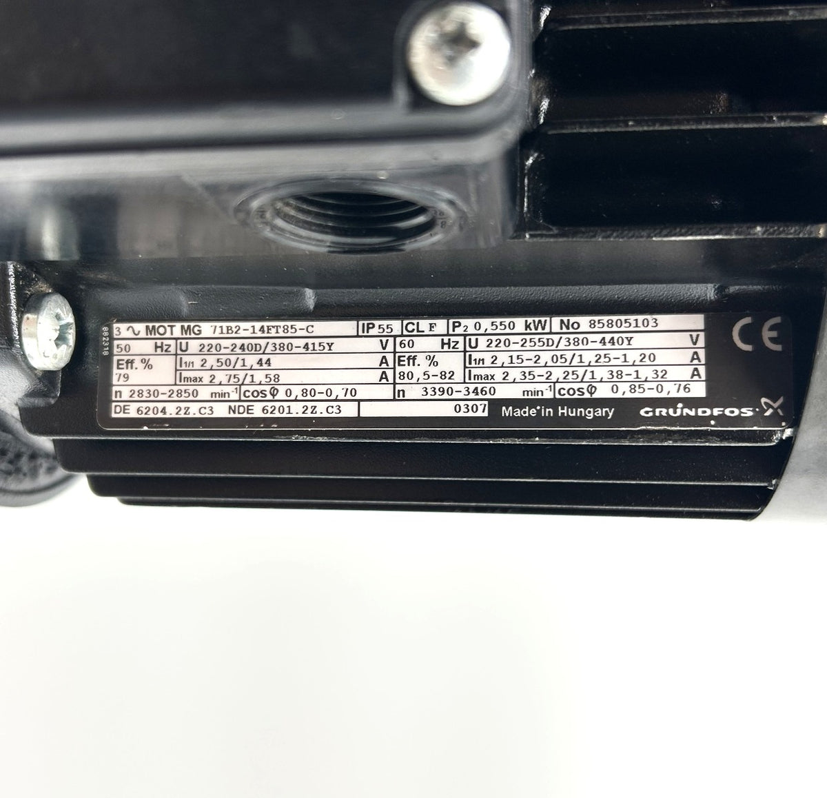 Grundfos CR 1-2 B-FGJ-A-E-HUUE Flansch Kreiselpumpe P11/180