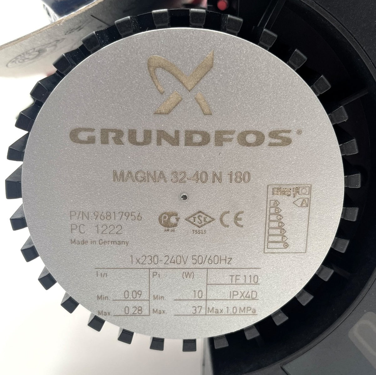 Grundfos Magna 32-40 N Energiesparpumpe Edelstahl Zirkulationspumpe P12/543 
