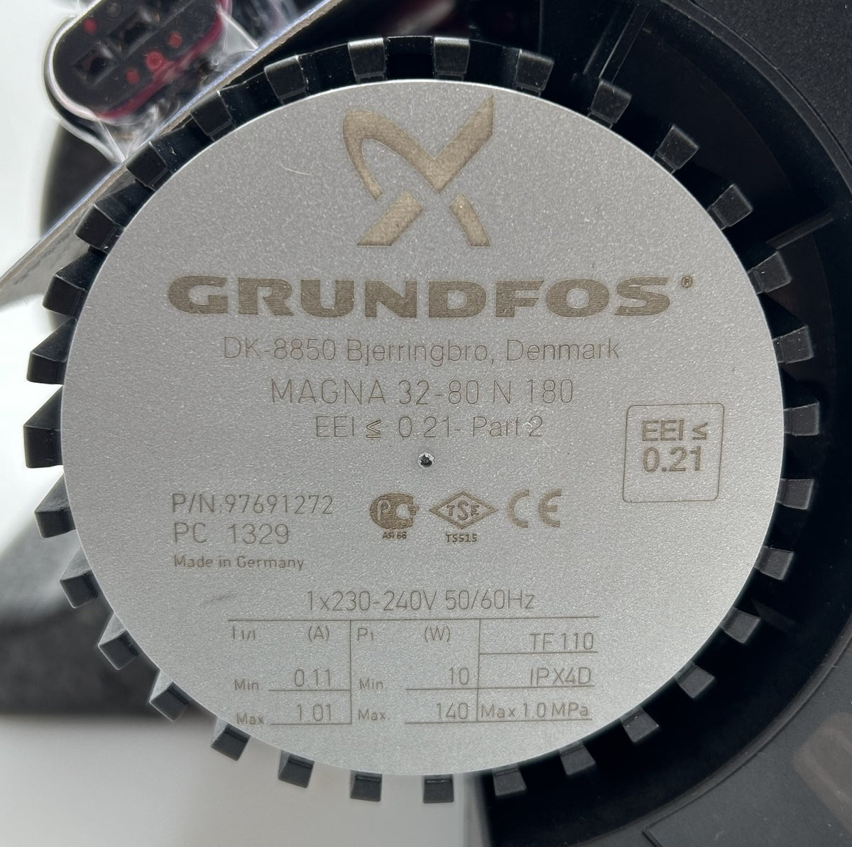 Grundfos Magna 32-80 N 180mm Zirkulationspumpe 230V Heizungspumpe Brauchwasser P14/755