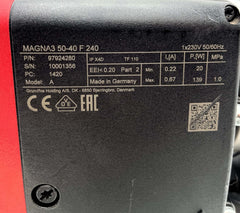 Grundfos Magna3 50-40 F 240 Heizungspumpe 1×230V Energiespar-Umwälzpumpe P16/350 