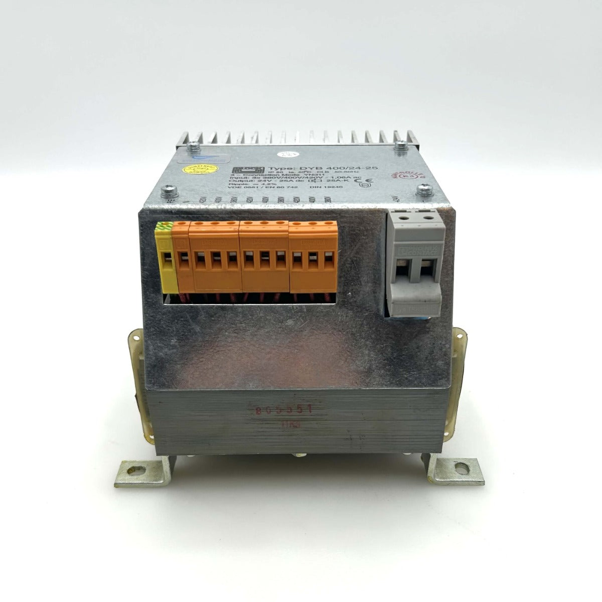 Block DYB 400/24-25 Transformator  400V-25V DC   500 VA   T9/187