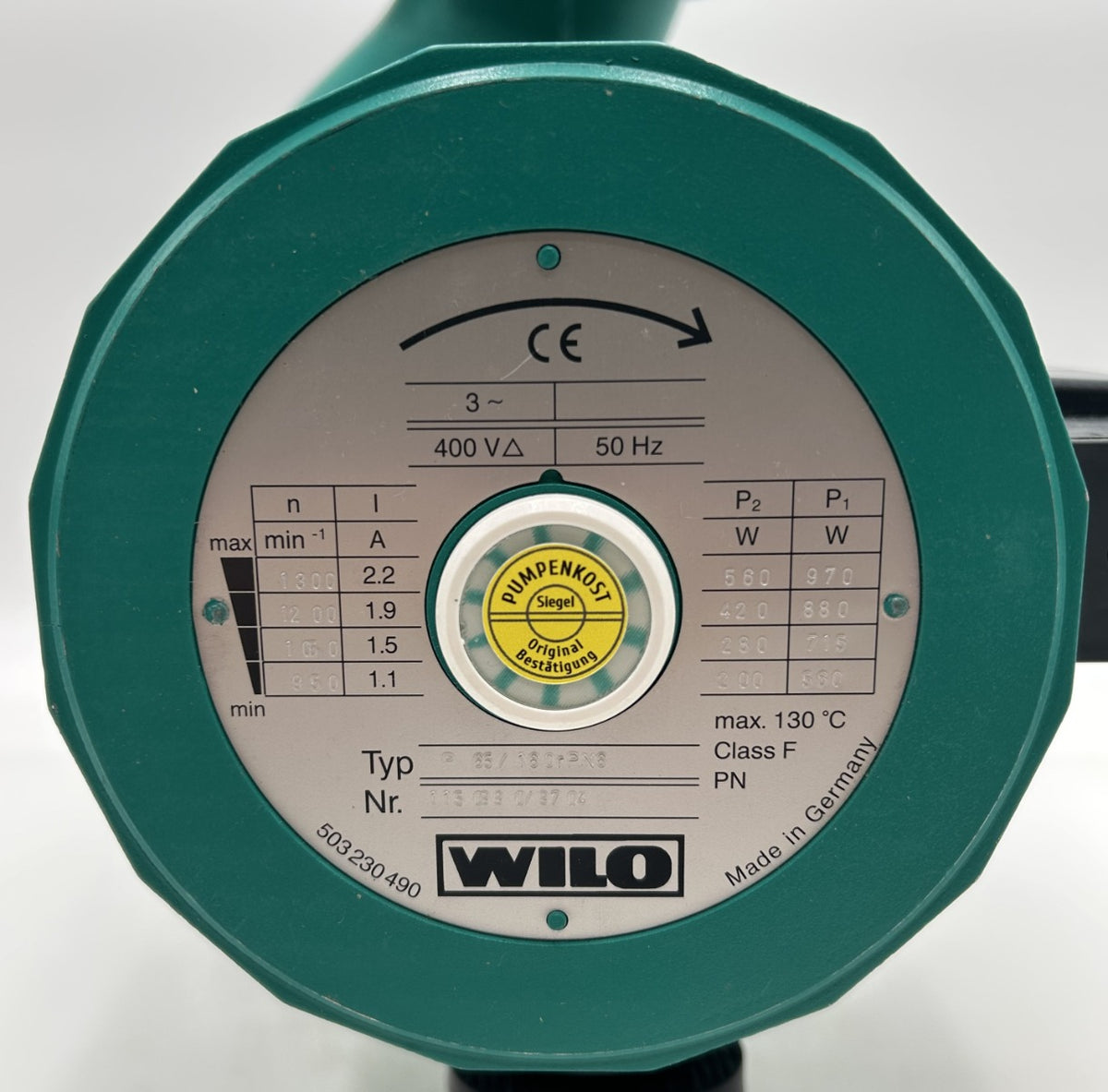 Wilo P65/160 r Heizungspumpe 3x400V Umwälzpumpe 340mm P25/57