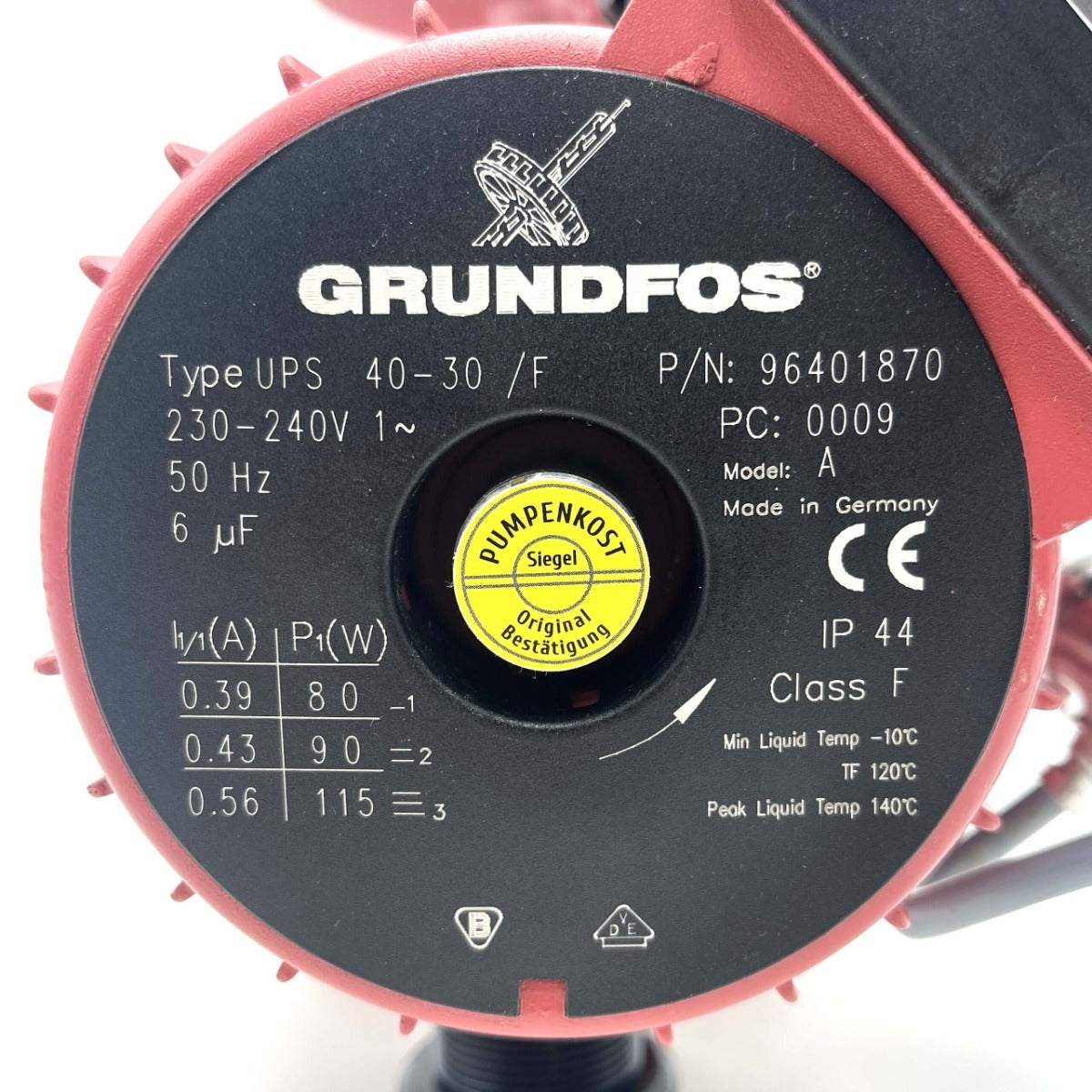 Grundfos UPS 40-30/F Model A Heizungspumpe 1x230V Umwälzpumpe 250mm  P11/93