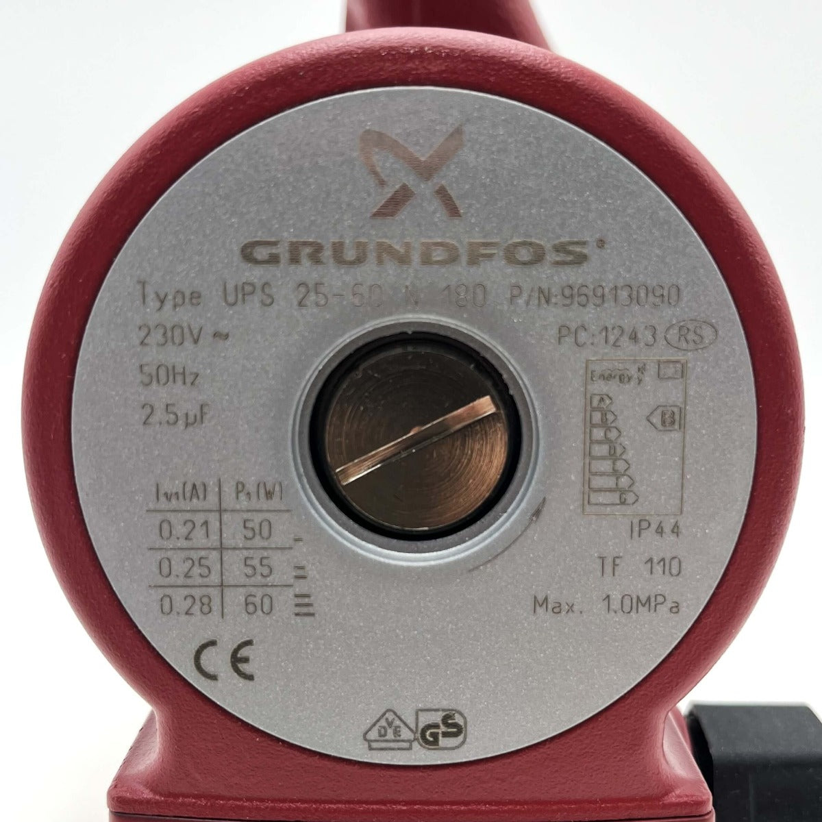 Grundfos UPS 25-60 N 180 Zirkulationspumpe 1x230V Heizungspumpe Brauchwasserpumpe  P15/3