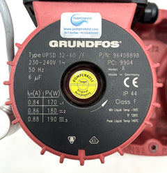Grundfos UPSD 32-60 /F Umwälzpumpe 1x230V Heizungspumpe 220mm P14/344