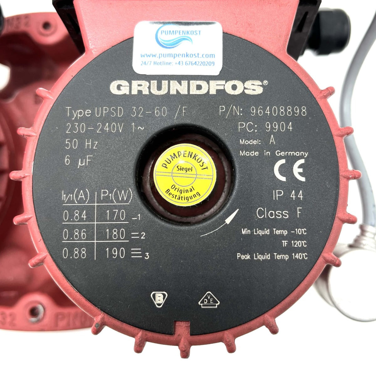 Grundfos UPSD 32-60 /F Umwälzpumpe 1x230V Heizungspumpe 220mm P14/344