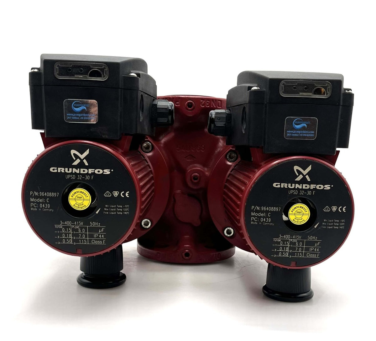 Grundfos UPSD 32-30 F 220mm Heizungspumpe 3x400V Umwälzpumpe Doppelpumpe P14/1036