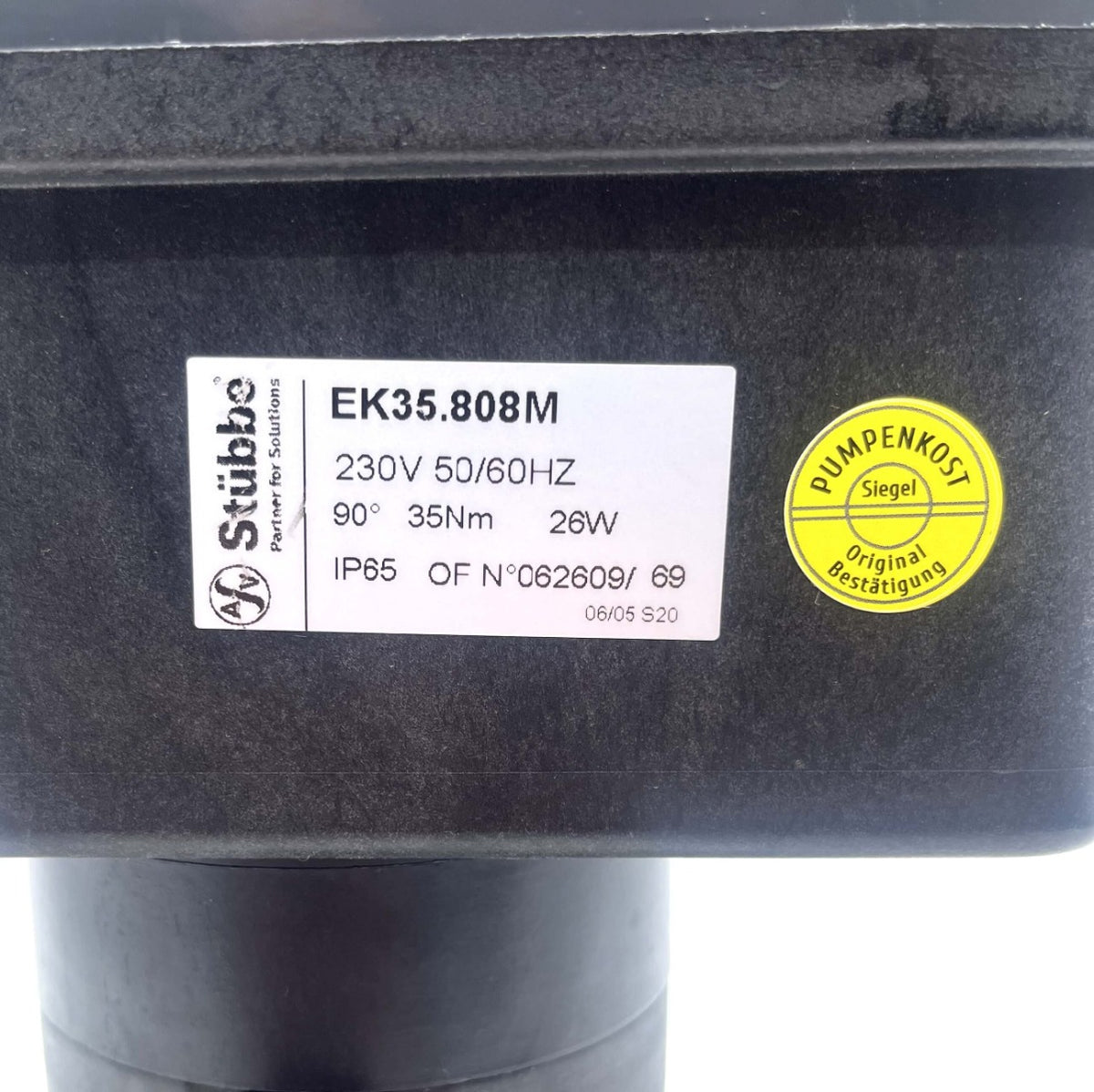 Stübbe Profi 101 Kugelhahn elektrisch DN 50 PN 10 PP PE EPDM 1x230V K18/318