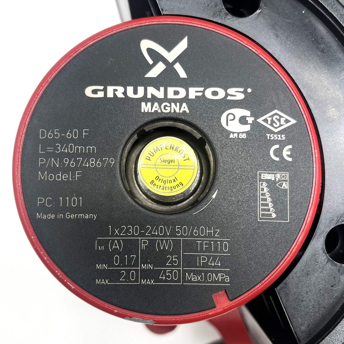 Grundfos MAGNA D 65-60 F Heizungspumpe 1x230V – Hocheffizienzpumpe 340mm  P14/855