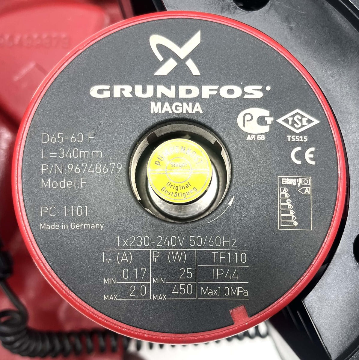 Grundfos MAGNA D 65-60 F Heizungspumpe 1x230V – Hocheffizienzpumpe 340mm  P14/855