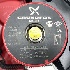 Grundfos MAGNA D 65-60 F Heizungspumpe 1x230V – Hocheffizienzpumpe 340mm  P14/855