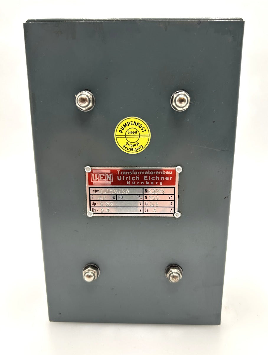 UEN Transformator  UJ 75/30  Trafo  pri.220 V  sek.24 V  4 A  100 VA  T9/1039