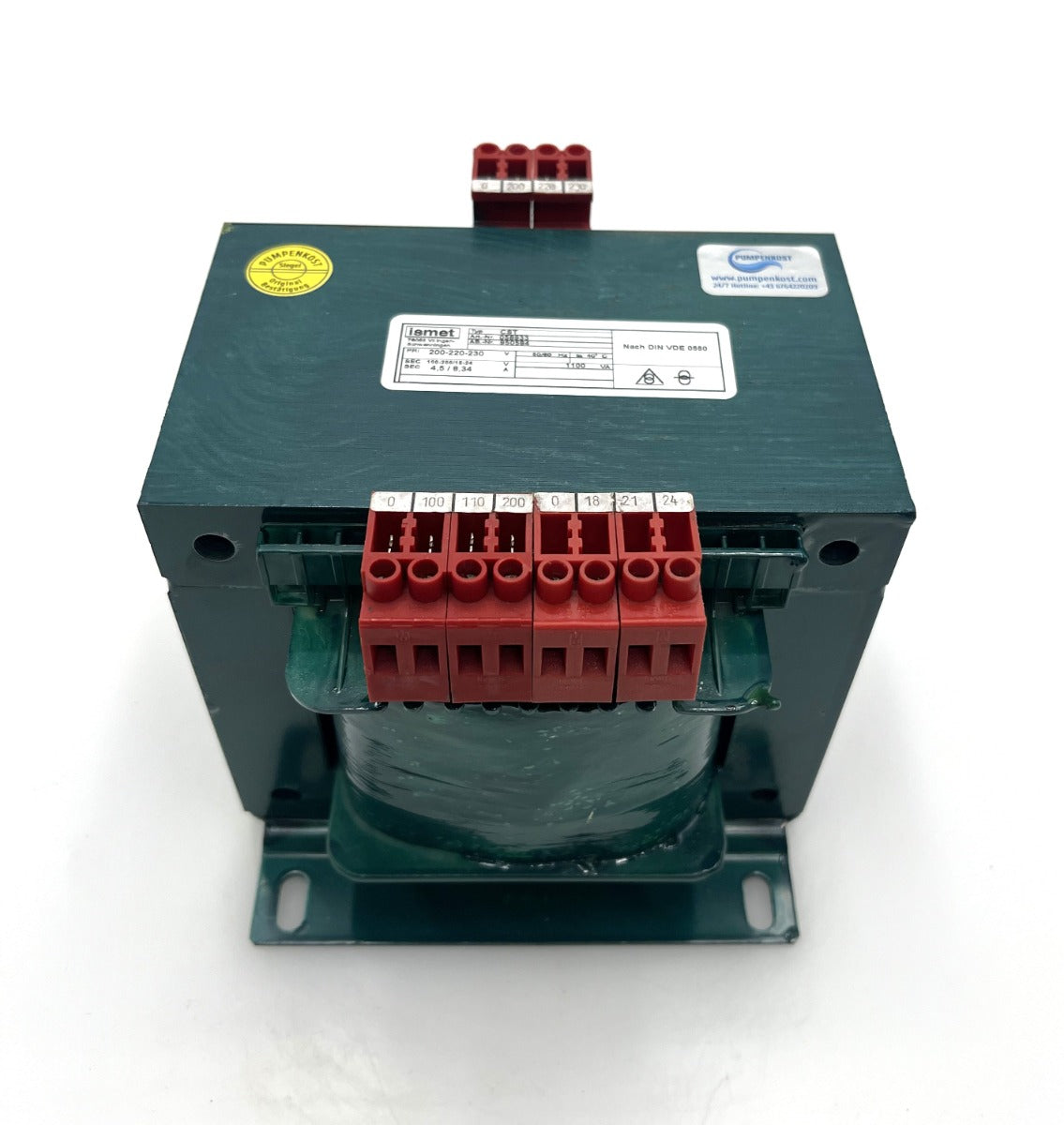 Ismet CST Transformator pri. 200-230 V sek. 100-200/ 18-24 V  1100 VA  T10/200