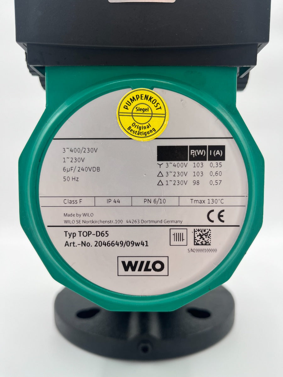 Wilo Top D 65 Heizungspumpe 1x230 V Umwälzpumpe 280mm P14/954 