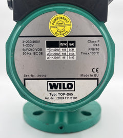 Wilo TOP-D65 Heizungspumpe 3x400V Umwälzpumpe 280mm P14/45