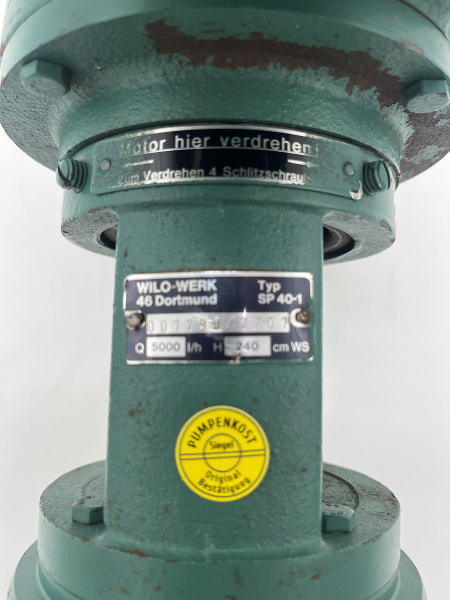 Wilo Typ SP 40/1 Heizungspumpe Kreiselpumpe Pumpe 3x380 V    P13/857