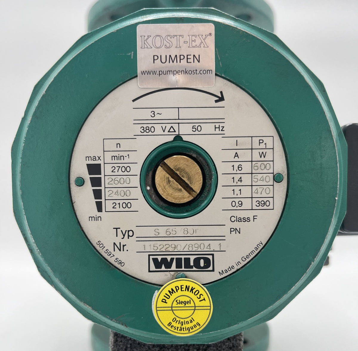Wilo Top S 65 / 80 r Heizungspumpe 3x400V Umwälzpumpe P14/993