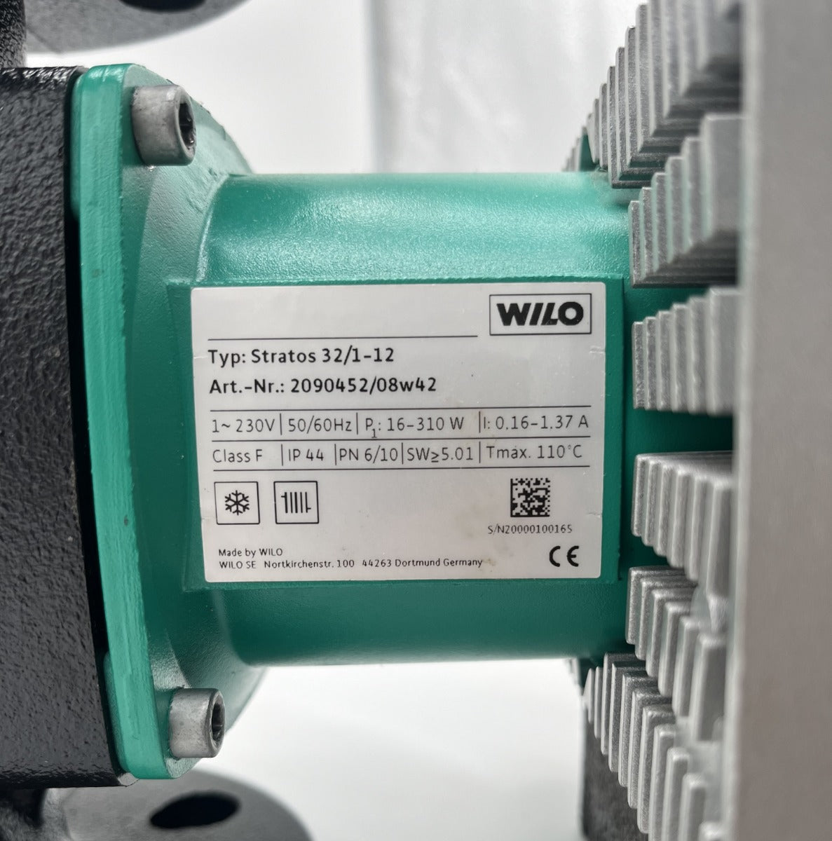 Wilo Stratos 32/1-12 Energiesparpumpe 1x230V Heizungspumpe 220 mm P13/270