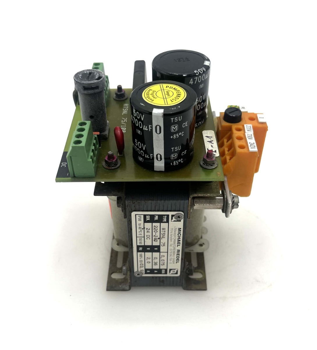 Riedel RTSNL 75 Transformator 220-240V auf 24V DC 2A 75VA Trafo T9/263