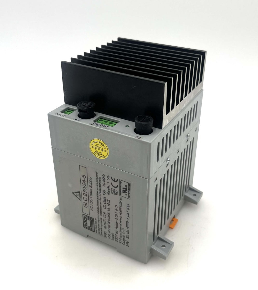 Block GLC 230/24-5 Transformator  230 V auf 24 V DC 5 A T9/274