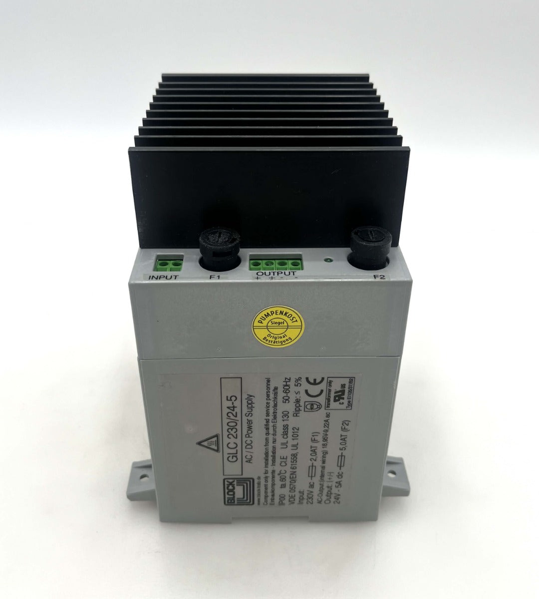 Block GLC 230/24-5 Transformator  230 V auf 24 V DC 5 A T9/274