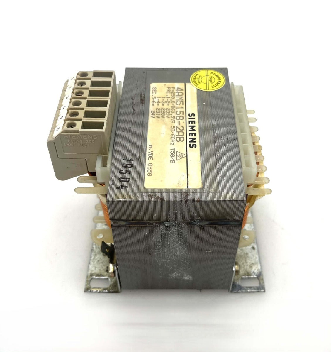 Siemens 4AM5158-2AB Transformator 209-231V auf 24V 250VA Trafo T9/282