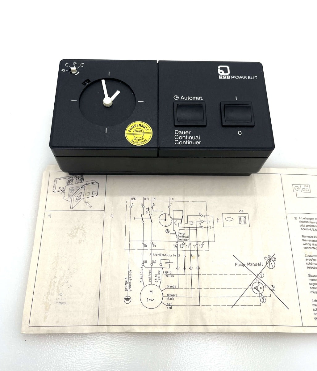 KSB Riovar EU-T Schaltuhr – Original KSB Steuerung  S10/161