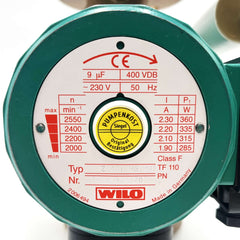 Wilo Z 40 r RG 250 Brauchwasser- Heizungspumpe 1x230V  P10/56