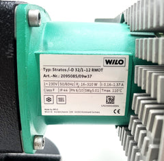 Wilo Stratos 32/1-12 1x230V Energiesparpumpe Umwälzpumpe P12/602