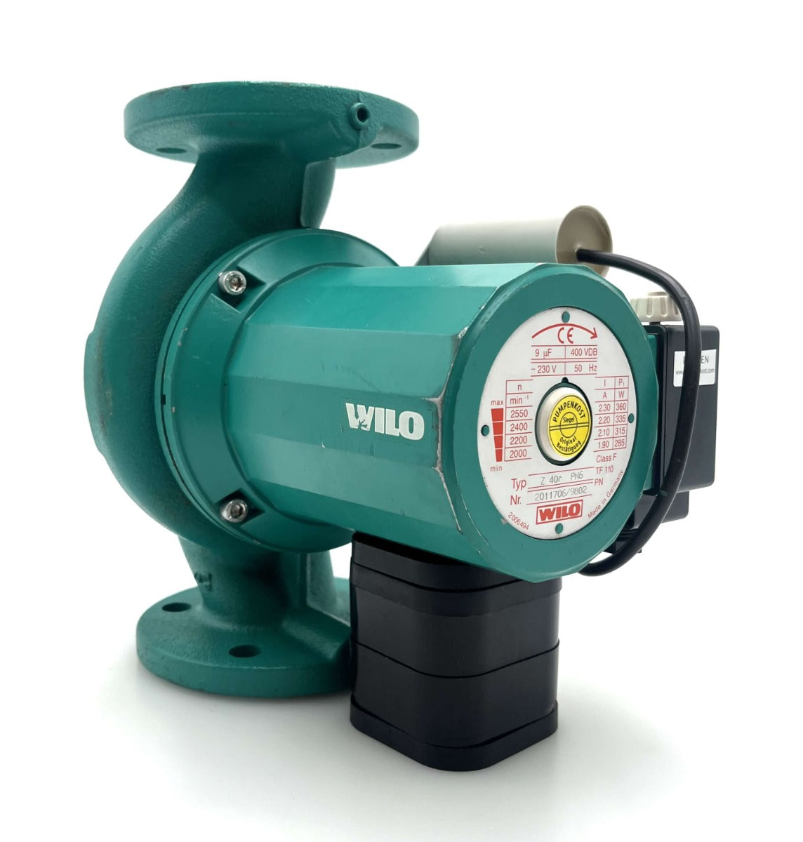 Wilo Z40 r 250 1x230V Zirkulationspumpe Brauchwasserpumpe P9/508