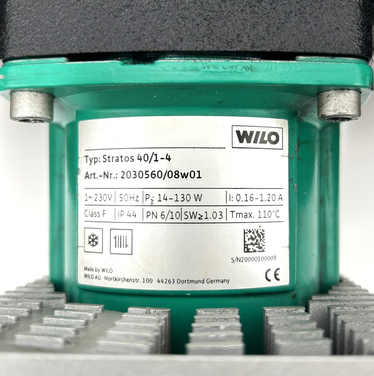Wilo Stratos 40/1-4 Energiesparpumpe 1x230V Heizungspumpe 220mm  P14/821
